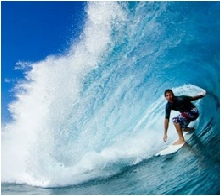 Surfing in Gisborne