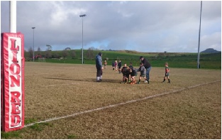 Kids weekend rugby game